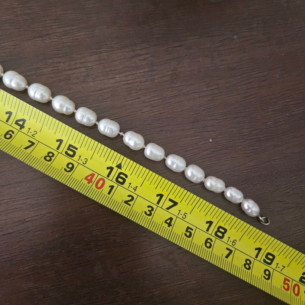 Honora Collection Pearl Necklace Womens 18in Sterling Silver 925 Clasp - Picture 6 of 9